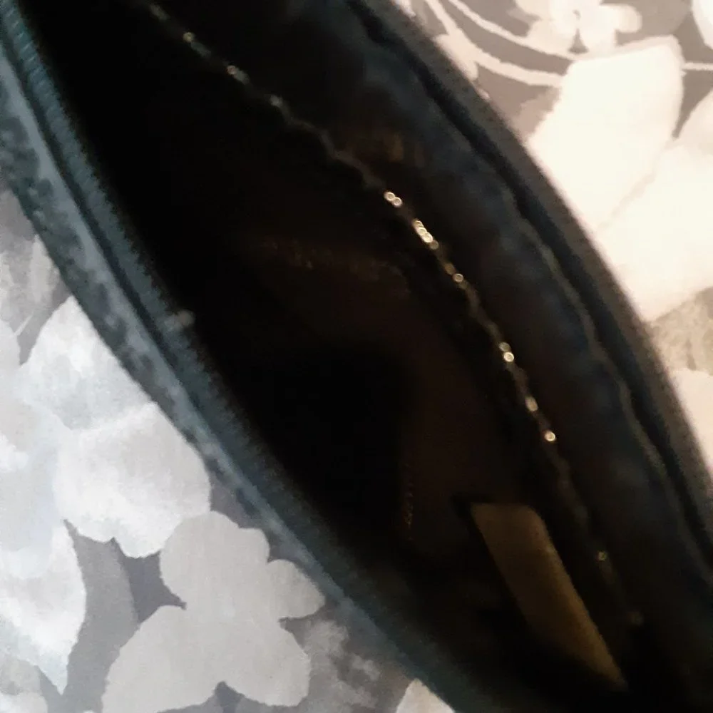 Calvin Klein black snakeskin design mini purse